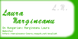 laura margineanu business card